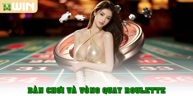 Roulette là gì? Tất tần tật kiến thức dành cho game thủ tại 11win 2 Bàn chơi và vòng quay Roulette