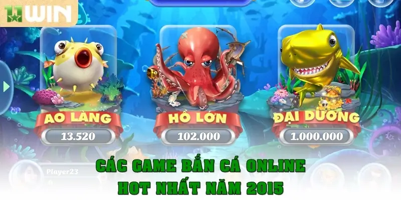 Bắn cá online – Trải nghiệm 4 game hấp dẫn cùng 11win 3 Các game bắn cá online hot nhất năm 2025
