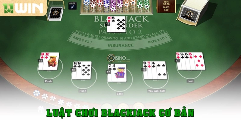 Blackjack là gì? Bí kíp giành chiến thắng dễ dàng tại 11win 2 Luật chơi Blackjack là gì?